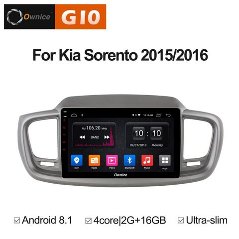 Ownice G10 S1738E  KIA Sorento 3 Prime (Android 8.1)